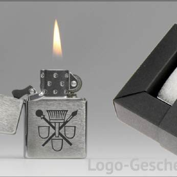 Logo-Geschenk Benzin-Feuerzeug