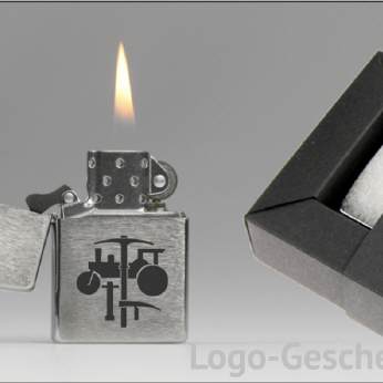 Logo-Geschenk Benzin-Feuerzeug