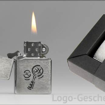 Logo-Geschenk Benzin-Feuerzeug