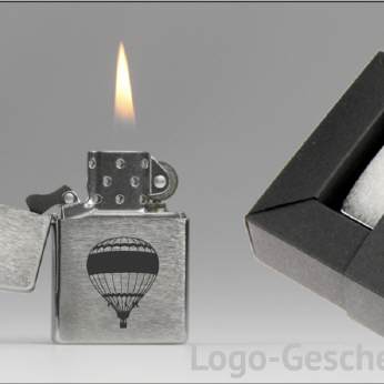 Logo-Geschenk Benzin-Feuerzeug