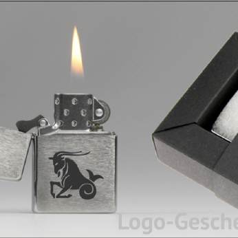 Logo-Geschenk Benzin-Feuerzeug
