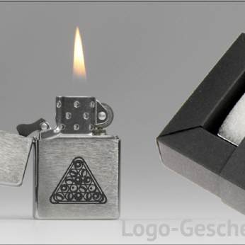 Logo-Geschenk Benzin-Feuerzeug