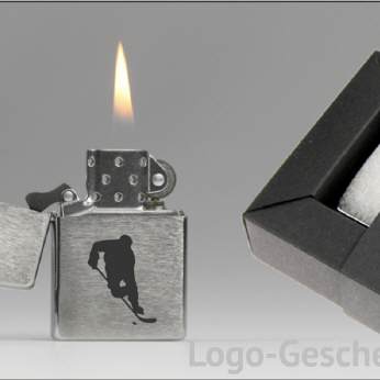 Logo-Geschenk Benzin-Feuerzeug