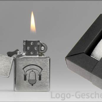 Logo-Geschenk Benzin-Feuerzeug