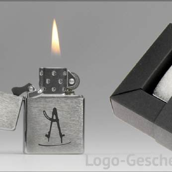 Logo-Geschenk Benzin-Feuerzeug
