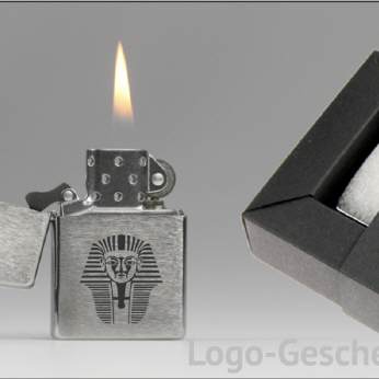 Logo-Geschenk Benzin-Feuerzeug