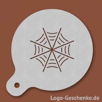 Logo-Geschenk Cappuccino-Schablone aus Edelstahl