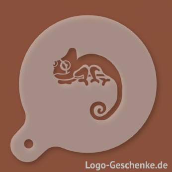 Logo-Geschenk Cappuccino-Schablone aus Kunststoff