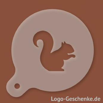 Logo-Geschenk Cappuccino-Schablone aus Kunststoff