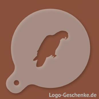 Logo-Geschenk Cappuccino-Schablone aus Kunststoff