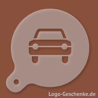 Logo-Geschenk Cappuccino-Schablone aus Kunststoff
