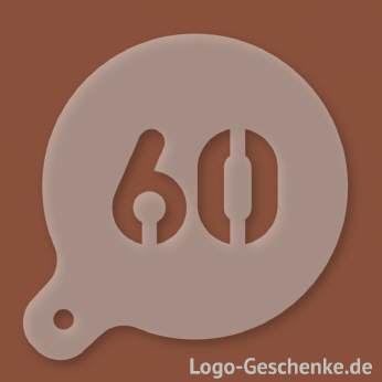 Logo-Geschenk Cappuccino-Schablone aus Kunststoff