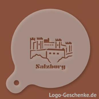 Logo-Geschenk Cappuccino-Schablone aus Kunststoff