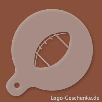 Logo-Geschenk Cappuccino-Schablone aus Kunststoff