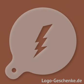 Logo-Geschenk Cappuccino-Schablone aus Kunststoff