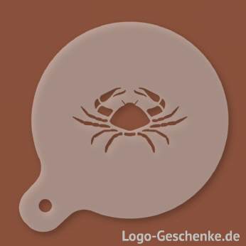 Logo-Geschenk Cappuccino-Schablone aus Kunststoff