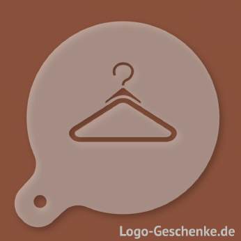 Logo-Geschenk Cappuccino-Schablone aus Kunststoff
