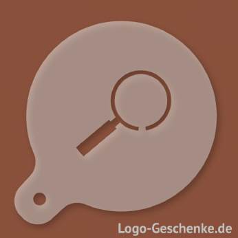 Logo-Geschenk Cappuccino-Schablone aus Kunststoff