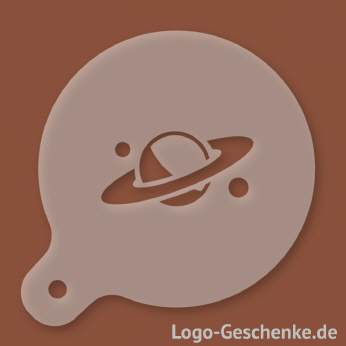 Logo-Geschenk Cappuccino-Schablone aus Kunststoff