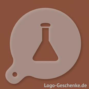 Logo-Geschenk Cappuccino-Schablone aus Kunststoff
