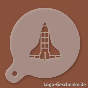 Logo-Geschenk Cappuccino-Schablone aus Kunststoff