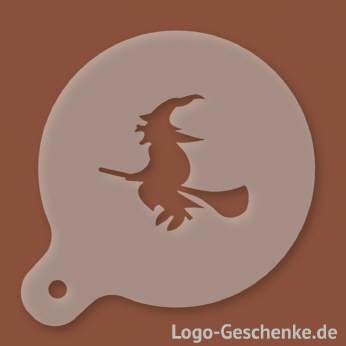 Logo-Geschenk Cappuccino-Schablone aus Kunststoff
