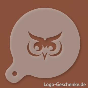 Logo-Geschenk Cappuccino-Schablone aus Kunststoff