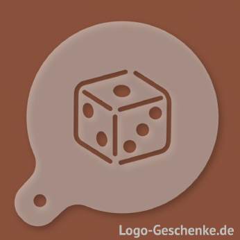 Logo-Geschenk Cappuccino-Schablone aus Kunststoff