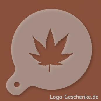 Logo-Geschenk Cappuccino-Schablone aus Kunststoff