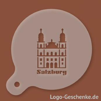 Logo-Geschenk Cappuccino-Schablone aus Kunststoff