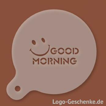 Logo-Geschenk Cappuccino-Schablone aus Kunststoff