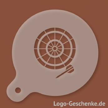 Logo-Geschenk Cappuccino-Schablone aus Kunststoff