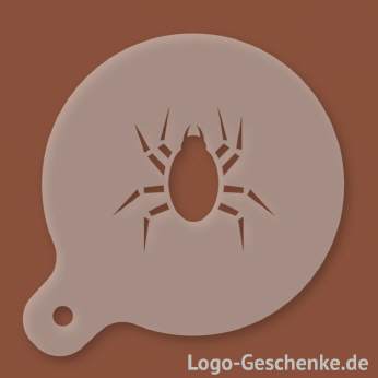 Logo-Geschenk Cappuccino-Schablone aus Kunststoff