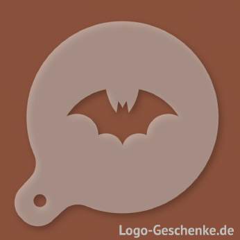 Logo-Geschenk Cappuccino-Schablone aus Kunststoff