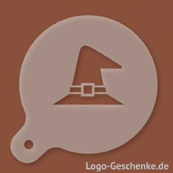 Logo-Geschenk Cappuccino-Schablone aus Kunststoff