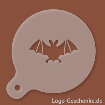 Logo-Geschenk Cappuccino-Schablone aus Kunststoff