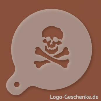 Logo-Geschenk Cappuccino-Schablone aus Kunststoff