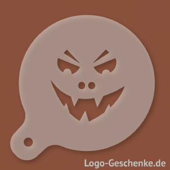 Logo-Geschenk Cappuccino-Schablone aus Kunststoff