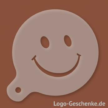 Logo-Geschenk Cappuccino-Schablone aus Kunststoff
