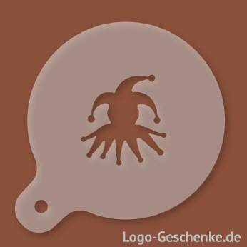 Logo-Geschenk Cappuccino-Schablone aus Kunststoff