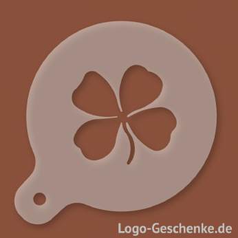 Logo-Geschenk Cappuccino-Schablone aus Kunststoff