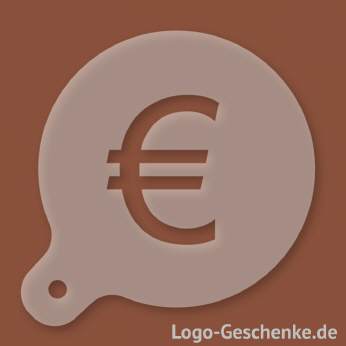 Logo-Geschenk Cappuccino-Schablone aus Kunststoff