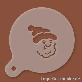 Logo-Geschenk Cappuccino-Schablone aus Kunststoff