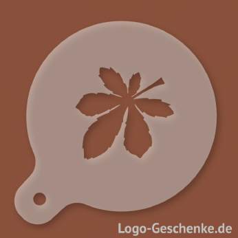 Logo-Geschenk Cappuccino-Schablone aus Kunststoff
