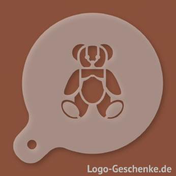 Logo-Geschenk Cappuccino-Schablone aus Kunststoff