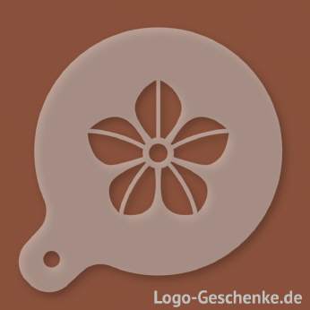Logo-Geschenk Cappuccino-Schablone aus Kunststoff
