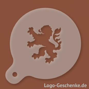 Logo-Geschenk Cappuccino-Schablone aus Kunststoff
