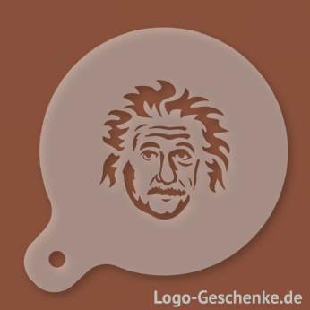 Logo-Geschenk Cappuccino-Schablone aus Kunststoff
