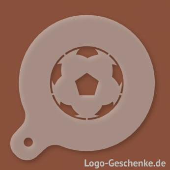 Logo-Geschenk Cappuccino-Schablone aus Kunststoff