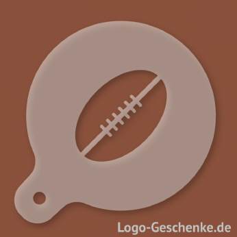 Logo-Geschenk Cappuccino-Schablone aus Kunststoff